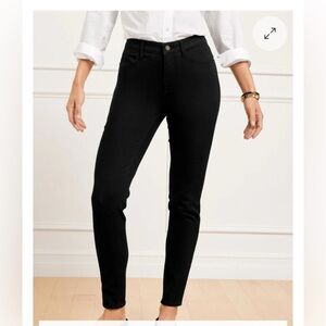Talbots Black High-Waist Jegging Ankle Pants